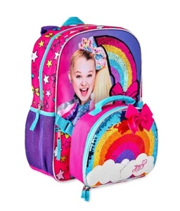 JoJo Siwa Rainbow Backpack with Lunch Bag - Picture 1 of 3