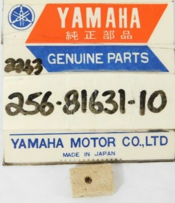 1 Almohadilla Lubricadora Original Yamaha Points Cam XS1 XS2 TX XS OEM 256-81631-10-00 Nuevo de Lote Antiguo Foto 1 de 2