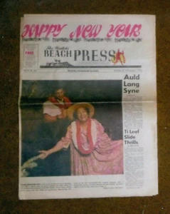 Schöne 1. Januar 1970 Happy New Year, Waikiki Beach Press, Hawaii, HILO HATTIE 16 Seiten - Bild 1 von 8