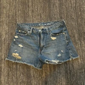 Gap Women's Blue and Navy Shorts - Picture 1 of 3