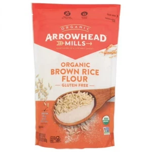 BEST B4 5/20/25 Arrowhead Mills Organic Gluten Free Brown Rice Flour, 24 oz Bag - Picture 1 of 2