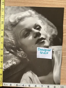 Jean Harlow Actress 1934 Dinner At Eight Movie Scene Book Photograph - Picture 1 of 1