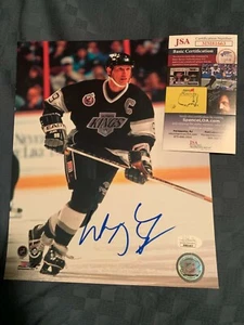 Wayne Gretzky foto autografata firmata 8x10 Los Angeles Kings JSA autenticata - Foto 1 di 1