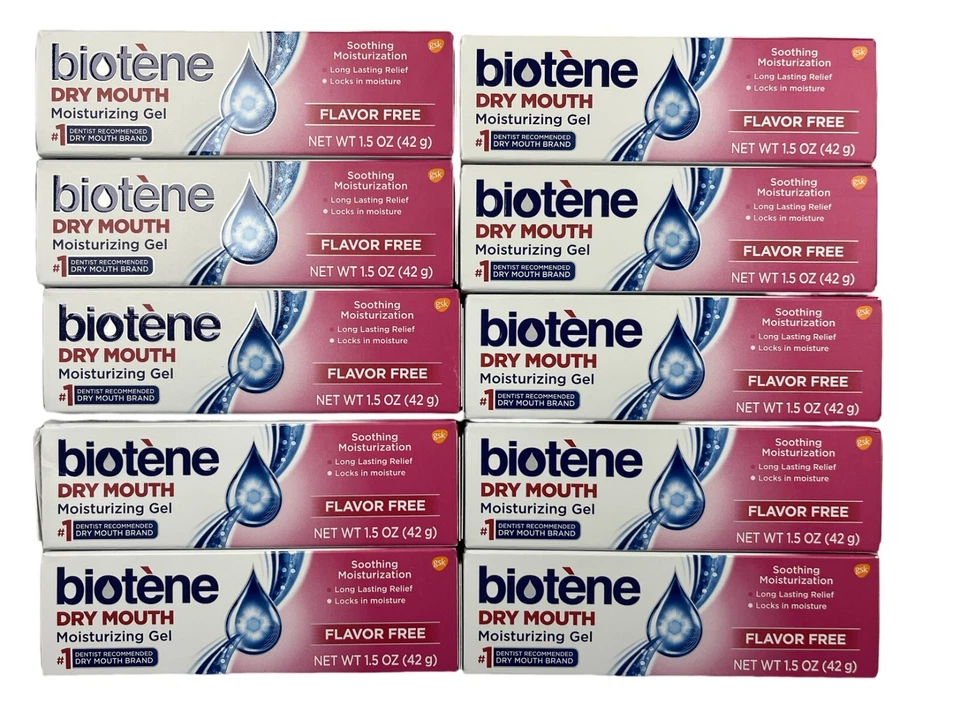 GEL BIOTENO boca seca 1,5 oz (10 tubos) sin sabor ^^ Foto 1 de 1