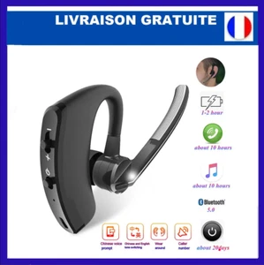 écouteurs Bluetooth 5.0 sans fil avec réduction de bruit et micro - Imagen 1 de 13