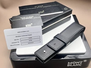 MONTBLANC Siena 2 -er Etui Leder paßt für Kugelschreiber Füller ID14309 Full Set - Bild 1 von 5