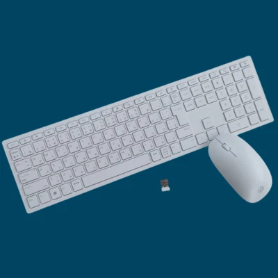 Japanese layout wireless combo keyboard and mouse for HP HSA-P003K HSA-P003M - Image 1 of 4