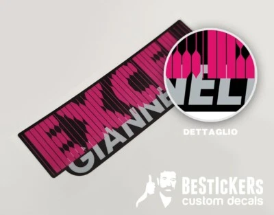 1 Adesivo piccolo per Giannelli EXCEL piaggio si ciao tuboni muffler mopar