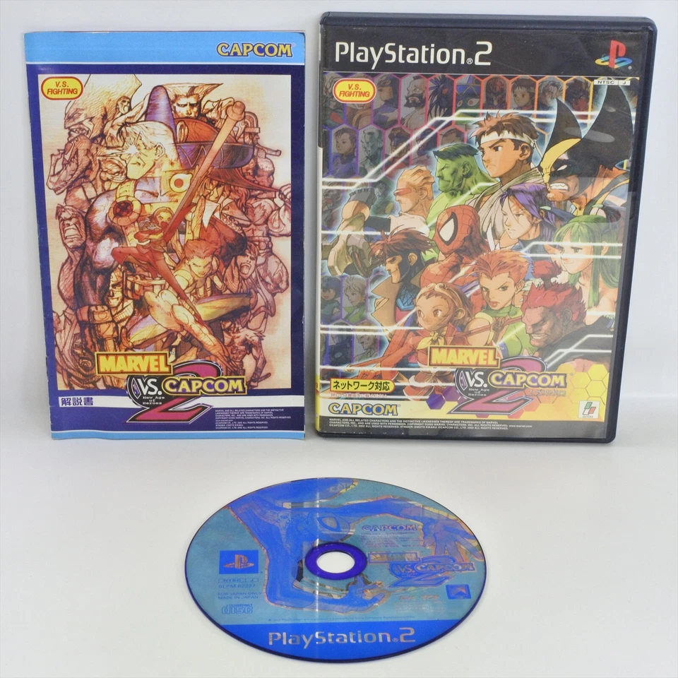MARVEL VS CAPCOM 2 PS2 Playstation 2 For JP System 2364 p2 - Image 1 of 4