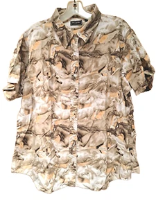 Camicia equitazione Bit & Bridle For Her XXL manica corta stampa cavallo - Foto 1 di 4
