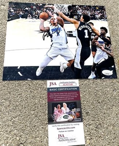 PAOLO BANCHERO FIRMATO 8x10 foto JSA COA Orlando Magic - Foto 1 di 2