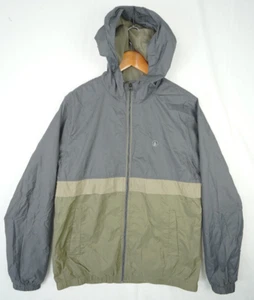 Volcom Men's Vermon Light Hooded Windbreaker 600 mm water resistant SZ Medium - Picture 1 of 15