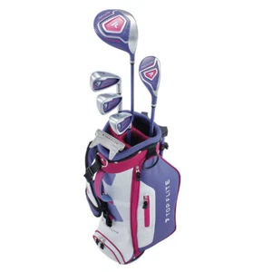 Top Flite Junior Girls Complete Golf Club Set- Ages 5-8/ 9-12 - ( 8 or 9 Piece) - Picture 1 of 9