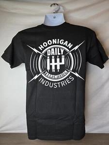 Hoonigan Daily Transmission Manual Car Short Sleeve Tee Shirt Black Small - Picture 1 of 4