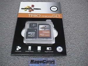 MICRO SDHC FLASH MEMORY CARD TREO 2 GIG 2GB 2 GB 3 PART - Picture 1 of 1