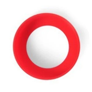 Cup Coaster Bottom Protective Cover Red 7cm - Bild 1 von 5