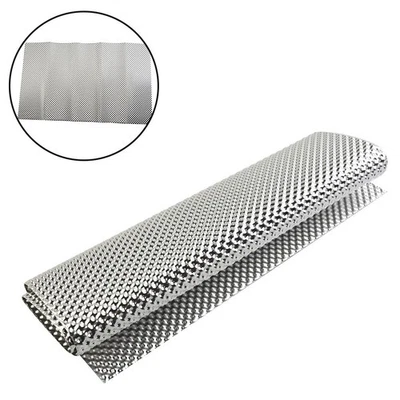 Aluminum Heat Shield Sheet 15 7 by 19 6 Inch Embossed for Heat Isolation Use - Image 1 of 4