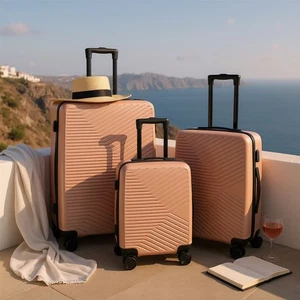 Strong Hardshell Suitcase Set Dual 4 Wheel ABS Luggage Trolley Cabin Suitcase - Picture 1 of 73