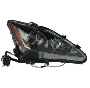 06-08 Lexus IS250 IS350 Halogen NON HID Headlight Set Left Right Pair OEM Used - Picture 1 of 2