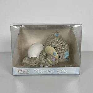 Gift Wishes Baby Hugs Money Box Blue Boys New In Box - Picture 1 of 4