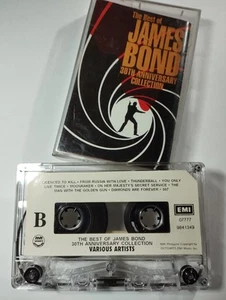 PHILIPPINES Best of James Bond 40th Anniversary Cassette Tape w/ Sticker Label - Picture 1 of 6