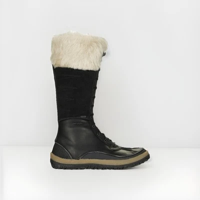 Merrell Tremblant Tall Lace Up Leather Black Boots Womens Size 8.5 Waterproof - Image 1 of 4