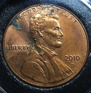 2010 D Lincoln Penny "Retained Lamination - Picture 1 of 12