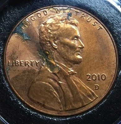 2010 D Lincoln Penny "Retained Lamination - Image 1 of 4