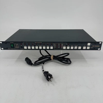 Kramer Model VP-724DS HQV Presentation Switcher/Scaler Black Rack Mount - Image 1 of 4