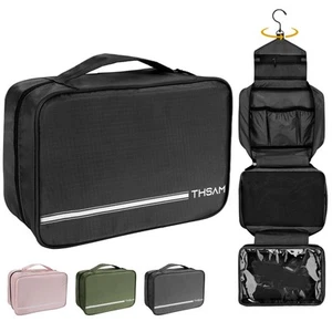Travel Toiletry Bag for Women Men - Portable Large Hanging Organizer Makeup B... - Picture 1 of 6