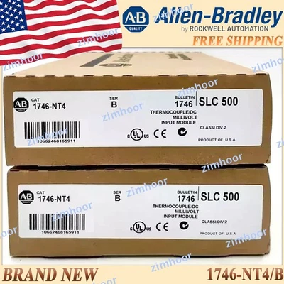 Brand New AB 1746-NT4 ser B SLC 500 Input Module 1746 NT4 US 1746-NT4/B Free Tax - Image 1 of 4