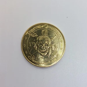 Disneyland Paris Pirates Of The Caribbean Souvenir Exclusive Medallion Coin 2 - Picture 1 of 2