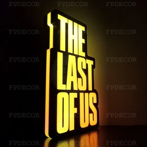 The Last of Us RGB Light Box - Apokalyptische Gamer Schreibtischlampe | Streamer Raumdeko - Bild 1 von 11