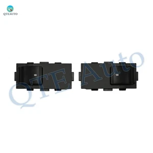 2PC Rear Left-Right Power Window Switch For 2007-2013 GMC Yukon XL 2500 1 Button - Picture 1 of 6