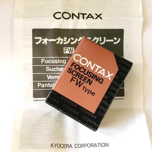 Contax Focusing Screen FW type FW-2 for RX RXⅡ AX ST in box English instructions - Picture 1 of 10