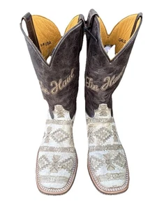 Tin Haul Sign of the Sun Cowboystiefel mit eckiger Zehenpartie 14-021-0007-1511 BR Damen 8,5 - Bild 1 von 12