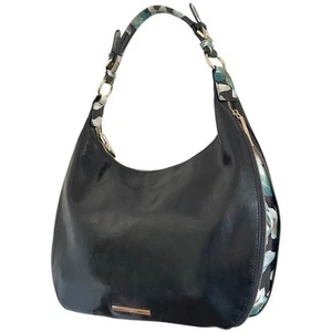 Jack French London 2 Way Floral Genuine Gold Zip Genuine Leather Hobo Spring Bag - Picture 1 of 10