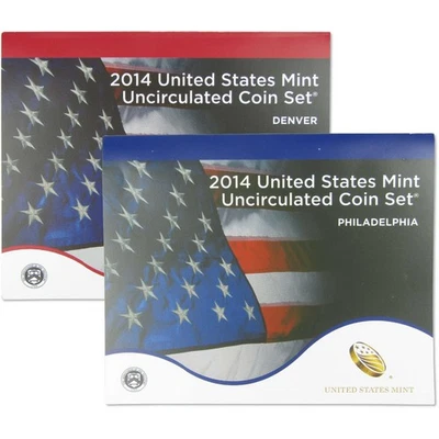 2014 Uncirculated Coin Set U.S Mint Government Packaging OGP COA - Image 1 of 4