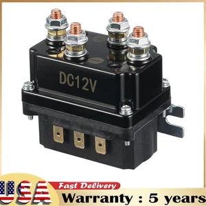 Winch 12V / 250A Winch Solenoid Relay Contactor For UTV 5000-7000lbs Winch - Foto 1 di 11