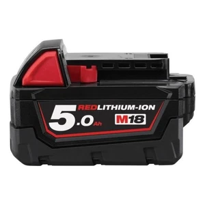 BATTERIA 18V 5Ah LITIO ORIGINALE MILWAUKEE M18B5 4932430483 - Imagen 1 de 1