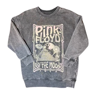 Pink Floyd The Dark Side Of The Moon 1973 Heather Gray Sweatshirt EUC Sz Large - Picture 1 of 12
