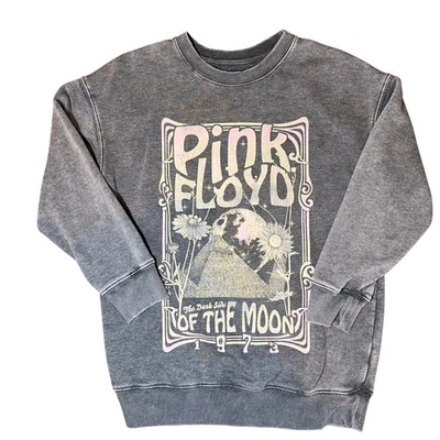 Sudadera Pink Floyd The Dark Side Of The Moon 1973 gris jaspeado usada en excelente estado talla grande Foto 1 de 4