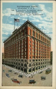 Spokane,WA Davenport Hotel Washington Postcard - Picture 1 of 2
