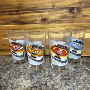 NASCAR 50th Anniversary Bill Elliott Drinking Glasses. 1998 McDonald’s. Set Of 4 - Picture 1 of 5
