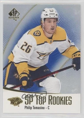 2021-22 SP Authentic Top Rookies Blue Philip Tomasino #TR-15 RC - Image 1 of 2