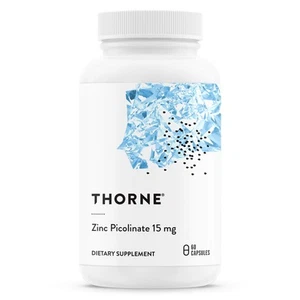 Thorne Zinc Picolinate 15Mg - Highly Absorbable Zinc Supplement - Supp - Picture 1 of 6