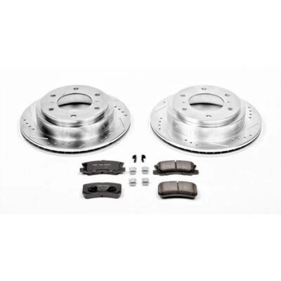 PowerStop Disc Brake Kit - Rear - Fits Mitsubishi Montero 2001-2006 Z23 Daily Dr - Image 1 of 4