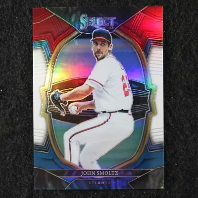 2023 Panini Select - John Smoltz - #74 - Tri-Color Prizm - Concourse Level - Image 1 of 2