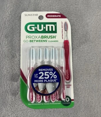 Limpiadores Gum Proxabrush Go-Betweens moderados 10 cada uno Foto 1 de 4