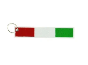 Keychain keyring embroidered target band patch flag italy italian italia r1 - Picture 1 of 1